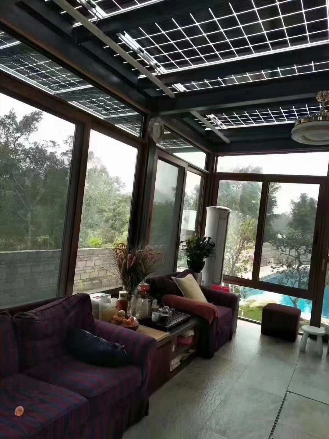 梧州20kw+15kwh智能AI别墅太阳能发电系统